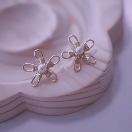 Little Flower Studs