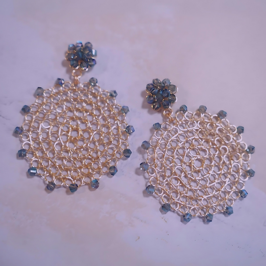 Rosette Earrings (Large)